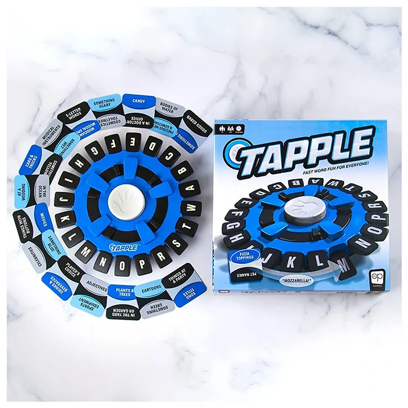 USAopoly Tapple Fast Word Fun for Everyone