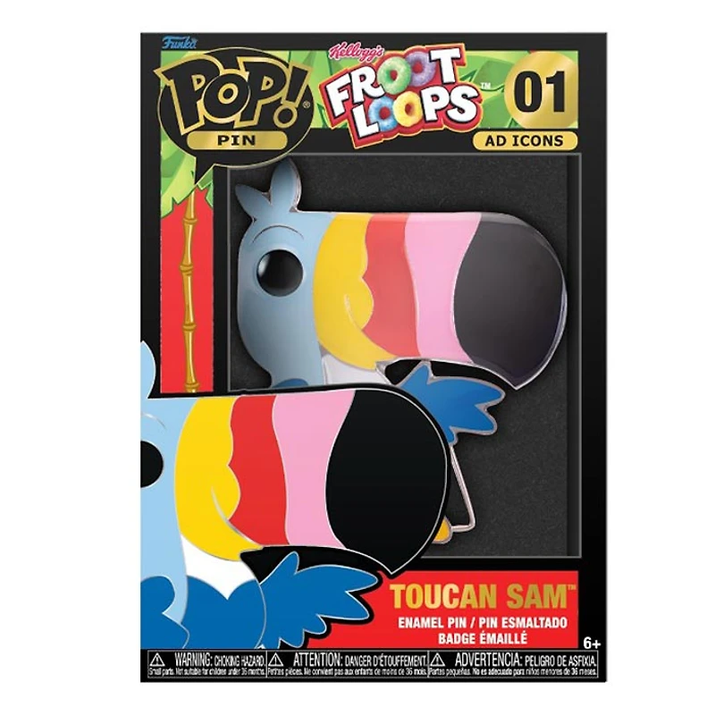 Funko Pop! Sized Pins Fruit LoopsToucan Sam