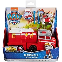 PAW Patrol, Big Truck Pup s Marshall Transforming Toy Trucks with Collectible Action Figure