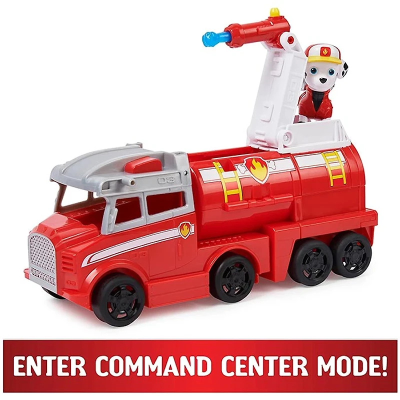 PAW Patrol, Big Truck Pup s Marshall Transforming Toy Trucks with Collectible Action Figure