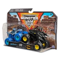 Monster Jam Official Batman VS Megalodon Die Cast Monster Trucks