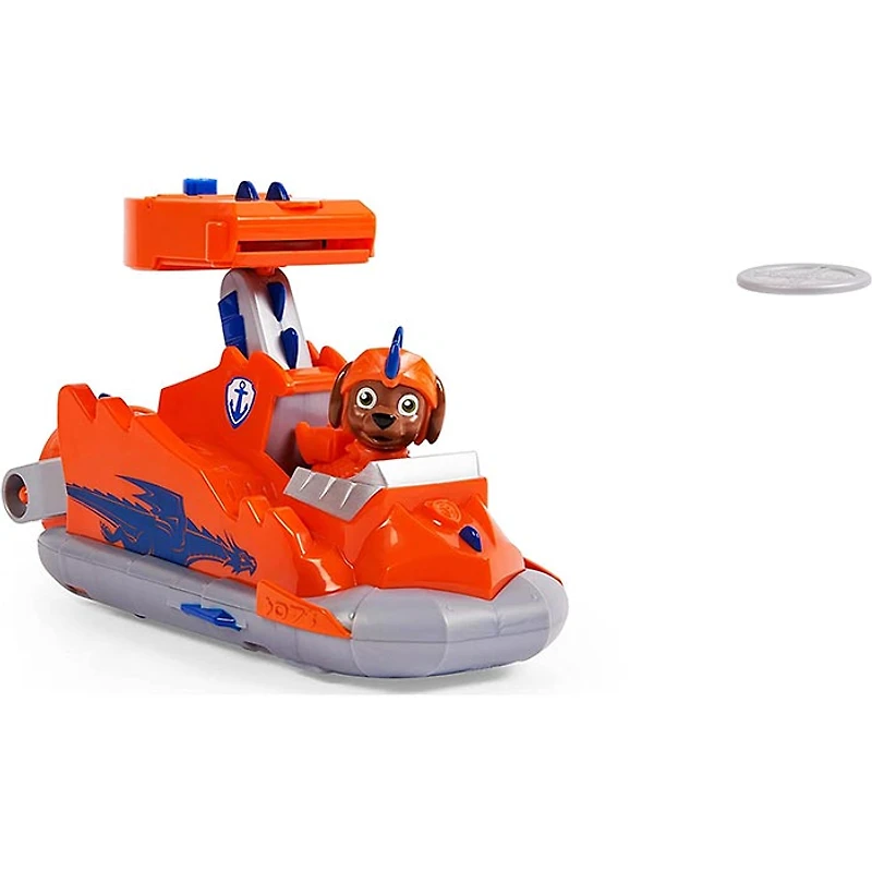 PAW Patrol, Rescue Knights Zuma Transforming Toy Car with Collectible Action Figure