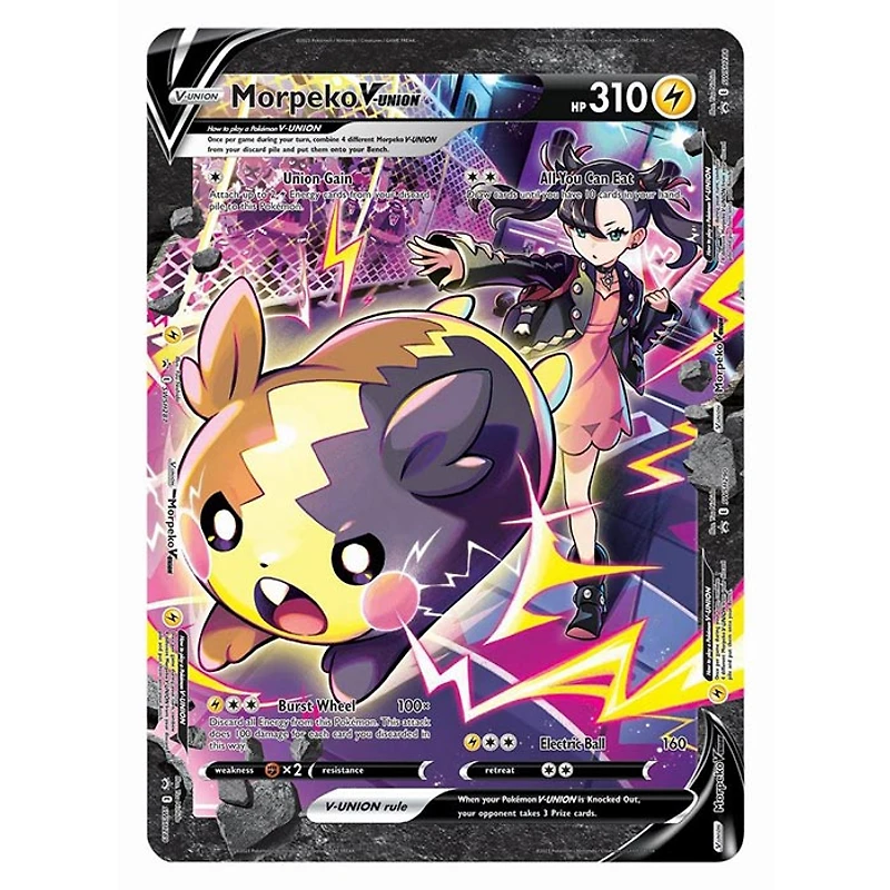 Pokemon Trading Card Game: Crown Zenith Morpeko V – UNION Premium Playmat Collection