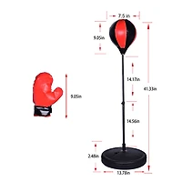 Punching Bag and Gloves Set