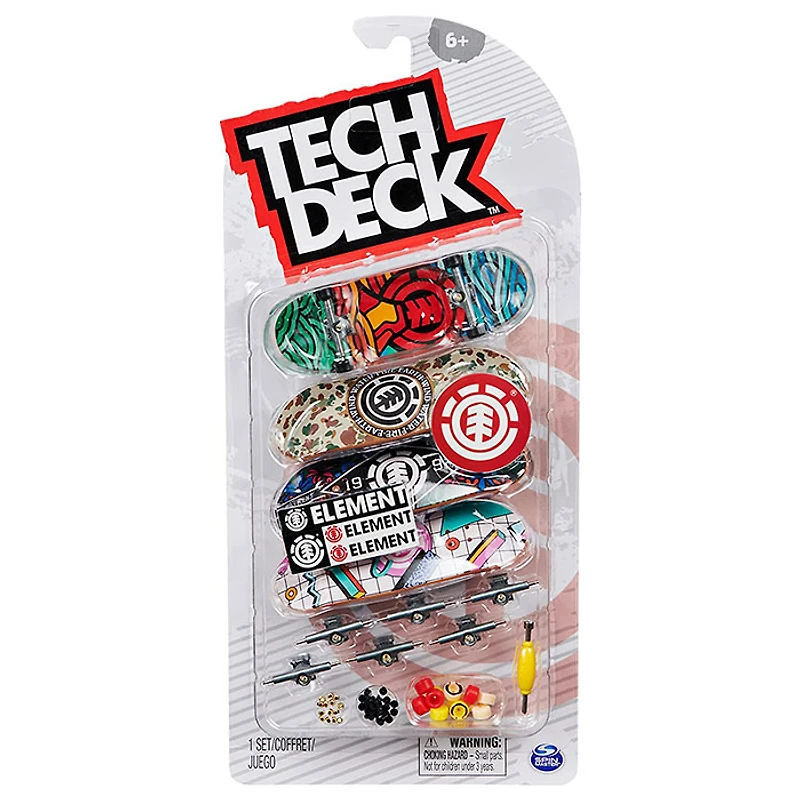 Tech Deck Element 4-Pack – Fingerboard