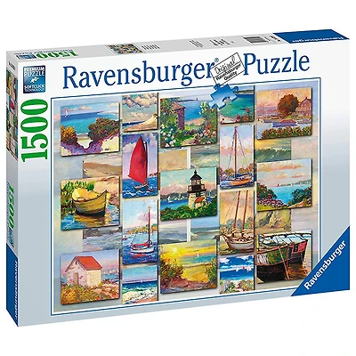 Ravensburger Coastal Collage 1500 Pieces Jigsaw Puzzle