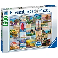 Ravensburger Coastal Collage 1500 Pieces Jigsaw Puzzle