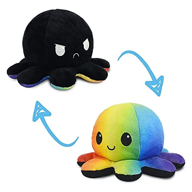 PLUSH REVERSIBLE OCTOPUS ASST (Random Pick)