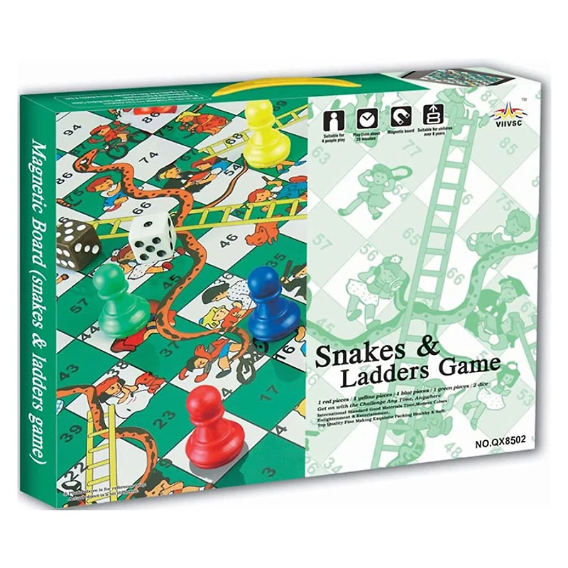 SNAKE&LADDERS GAME 10″ (Style May Vary)