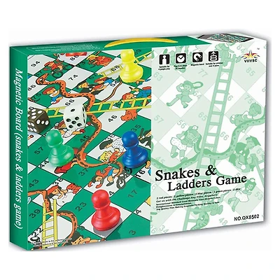 SNAKE&LADDERS GAME 10″ (Style May Vary)