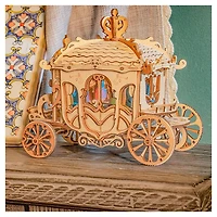 Rolfie 3D Wooden Puzzle Classic Carriage DIY Model Kits Decor