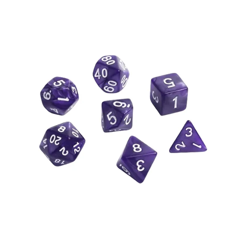 Tradeopia Dice Set For Dungeons And Dragons Role playing Games Assorted Colors (Random Pick)