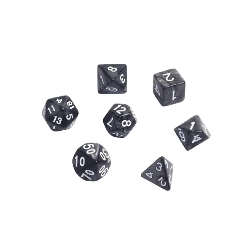 Tradeopia Dice Set For Dungeons And Dragons Role playing Games Assorted Colors (Random Pick)