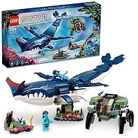 LEGO Avatar: The Way of Water Payakan The Tulkun & Crabsuit, Movie Underwater Ocean with Whale