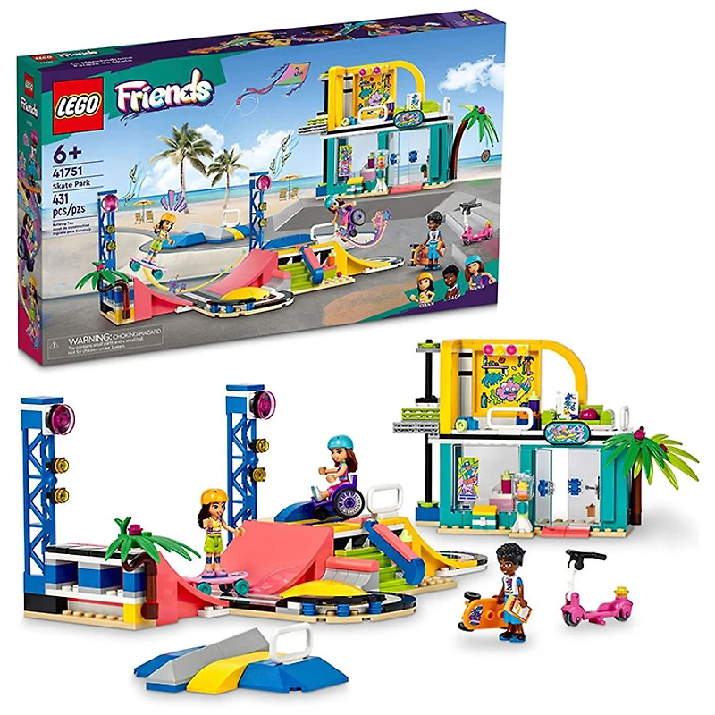 LEGO Friends Skate Park, Skateboard Toys