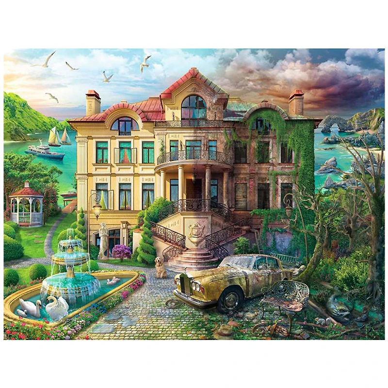 Ravensburger Cove Manor Echoes 2000 Pieces Puzzle