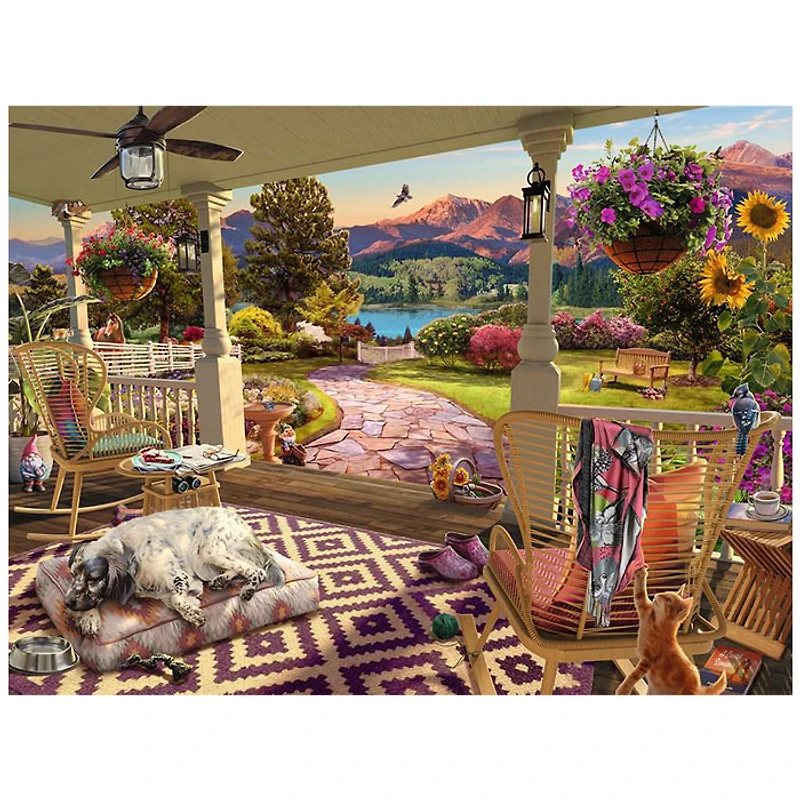 Ravensburger Cozy Front Porch 750 Pieces Puzzle