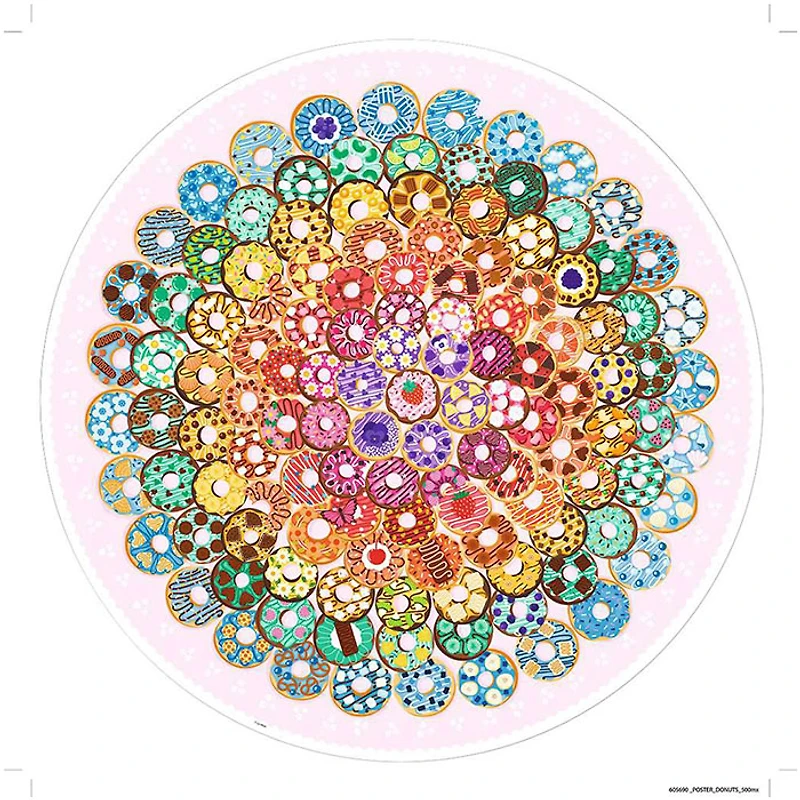Ravensburger Circle of Colors: Donuts 500 Pieces Puzzle