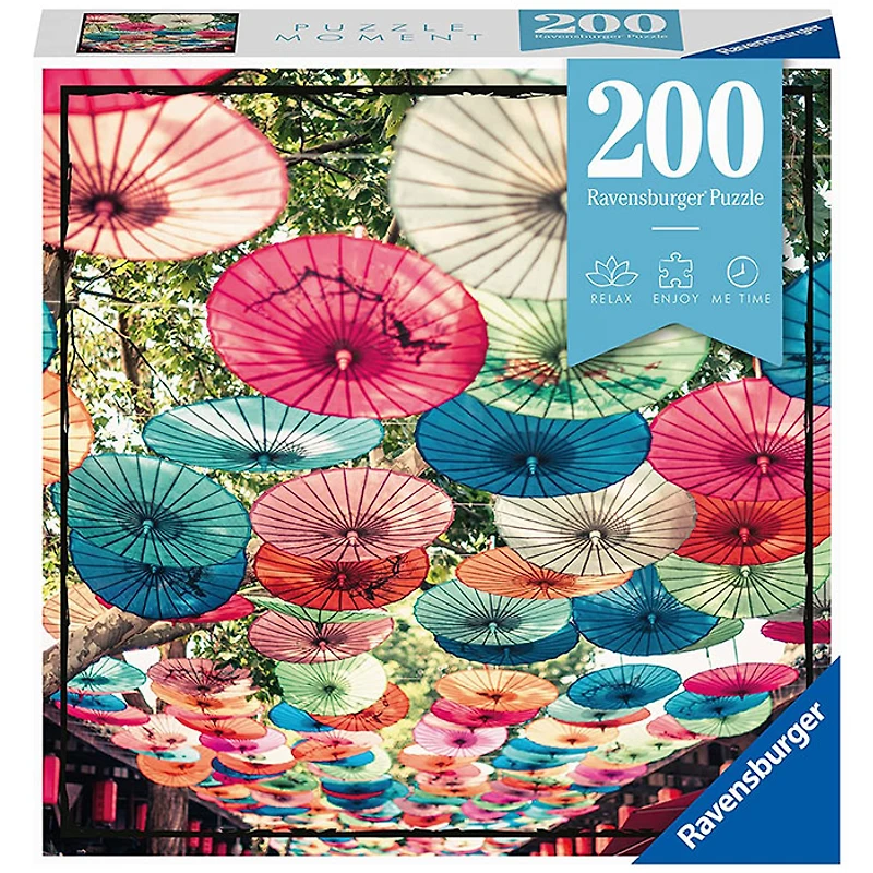 Ravensburger Puzzle Moments: Umbrellas 200 Pieces Puzzle
