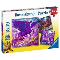 Ravensburger Mythical Majesty, 3 x 49 PC Puzzle