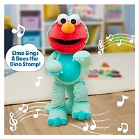 Sesame Street Dino Stomp Elmo 13 Inch Plush Stuffed Animal Sings and Dances