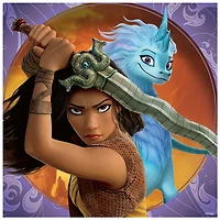 Ravensburger Disney Raya and The Last Dragon 3 x 49 Piece Puzzle