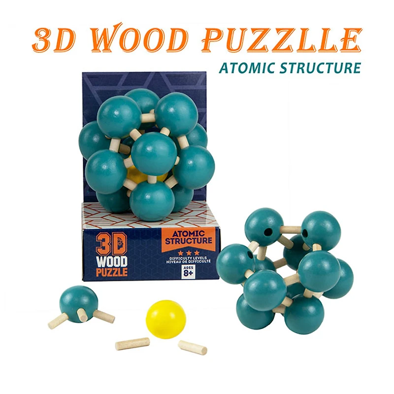 3D Luban Puzzle Assorted (Random Pick)