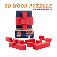 3D Luban Puzzle Assorted (Random Pick)