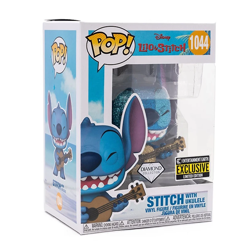 Funko Pop! Lilo and Stitch Stitch with Ukulele Diamond Glitter