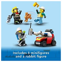 LEGO City Fire Command Unit, Rescue Fire Engine Toy Set