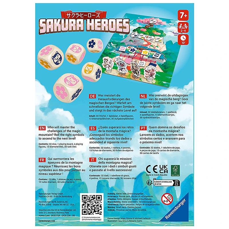 Ravensburger Sakura Heroes Dice Board Game