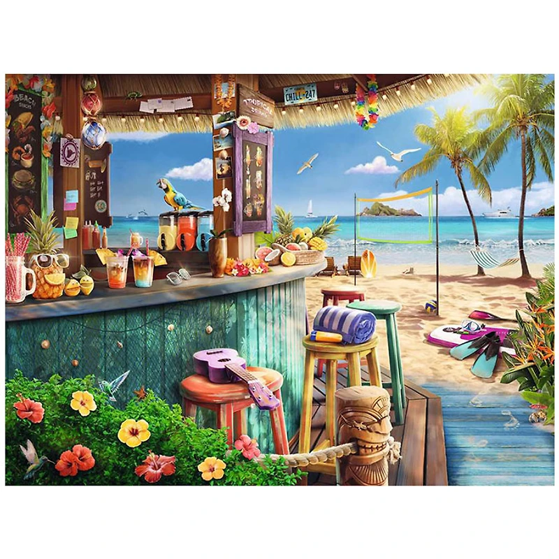 Ravensburger Beach Bar Breezes 1000 Piece Jigsaw Puzzle