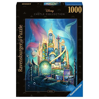 Ravensburger Disney Castle Collection – Disney Castles: Ariel 1000 Piece Jigsaw Puzzle