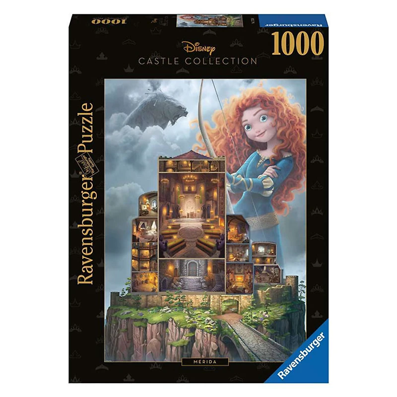 Ravensburger Disney Castle Collection – Disney Castles: Merida 1000 Piece Jigsaw Puzzle