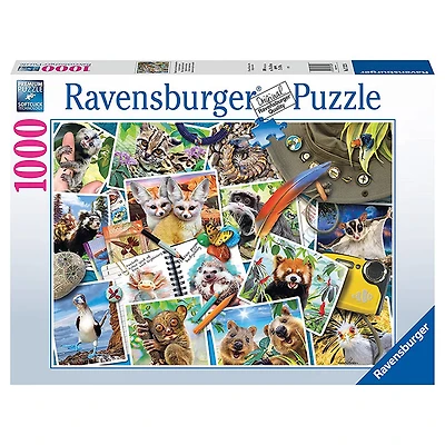 Ravensburger A Traveler s Animal Journal 1000 Piece Jigsaw Puzzle