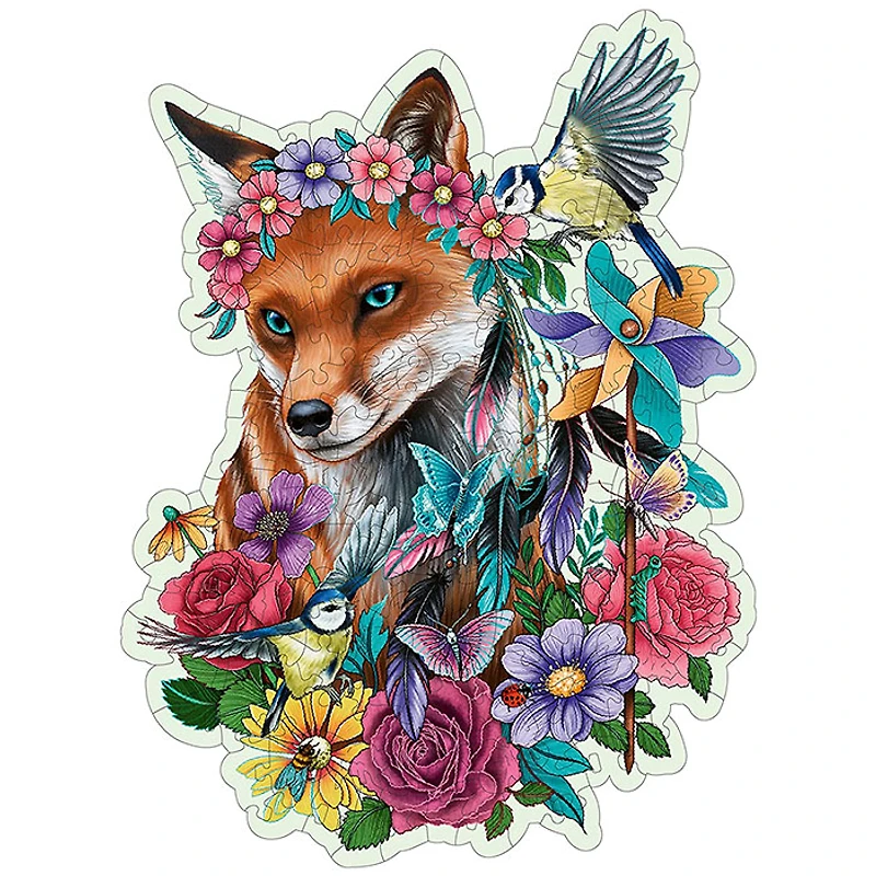 Ravensburger Colorful Fox 150 Pieces Wooden Jigsaw Puzzle