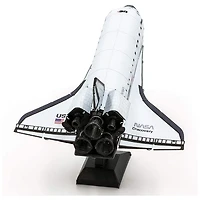 Fascinations Metal Earth Space Shuttle Discovery Color Version 3D Metal Model Kit