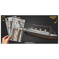 Metal Earth Premium Series RMS Titanic Ship 3D Metal Model Kit Fascinations