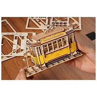 Rolife Tram Car Model DIY 3D Wooden Puzzle – 145 PCS