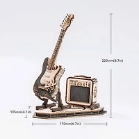 ROKR Electric Guitar Model 3D Wooden Puzzle – 140 PCS