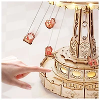 ROKR Swing Ride DIY Music Box 3D Wooden Puzzle – 289 PCS
