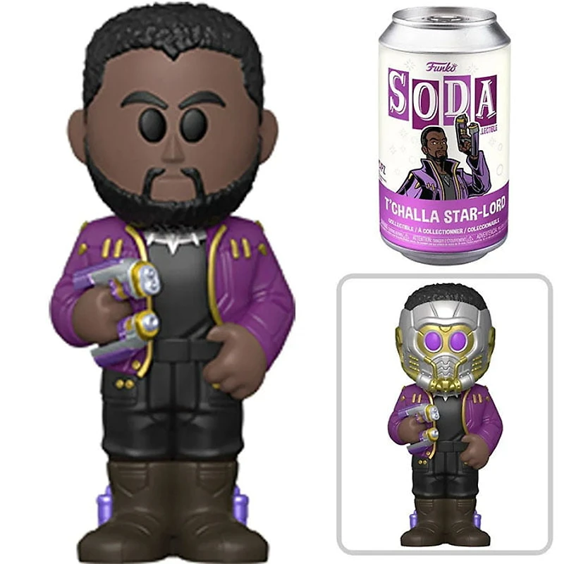 Funko Soda Marvel s What If… T’Challa Star-Lord (Styles May Vary)