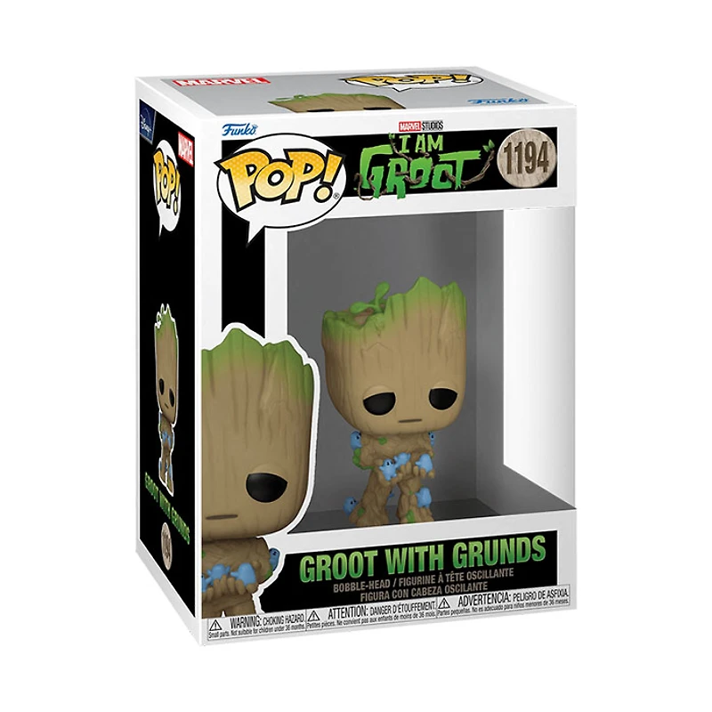 Funko Pop! Marvel I Am Groot Groot with Grunds