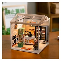 Rolife Super Creator Energy Supply Store Plastic DIY Miniature House Kit – 102 PCS