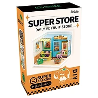 Rolife Super Creator Super Fruit Store Plastic DIY Miniature House Kit – 116 PCS