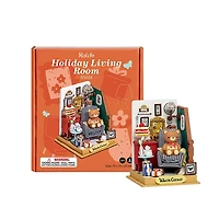 Rolife Holiday Living Room DIY Miniature House – 75 PCS