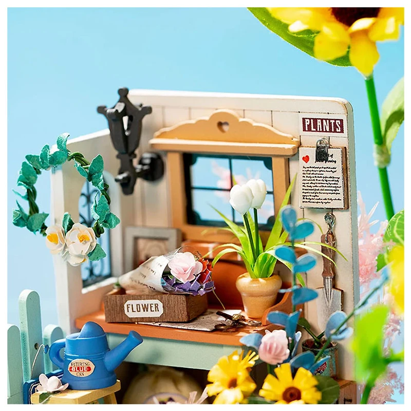 Rolife Dreaming Terrace Garden DIY Miniature House – 72  PCS