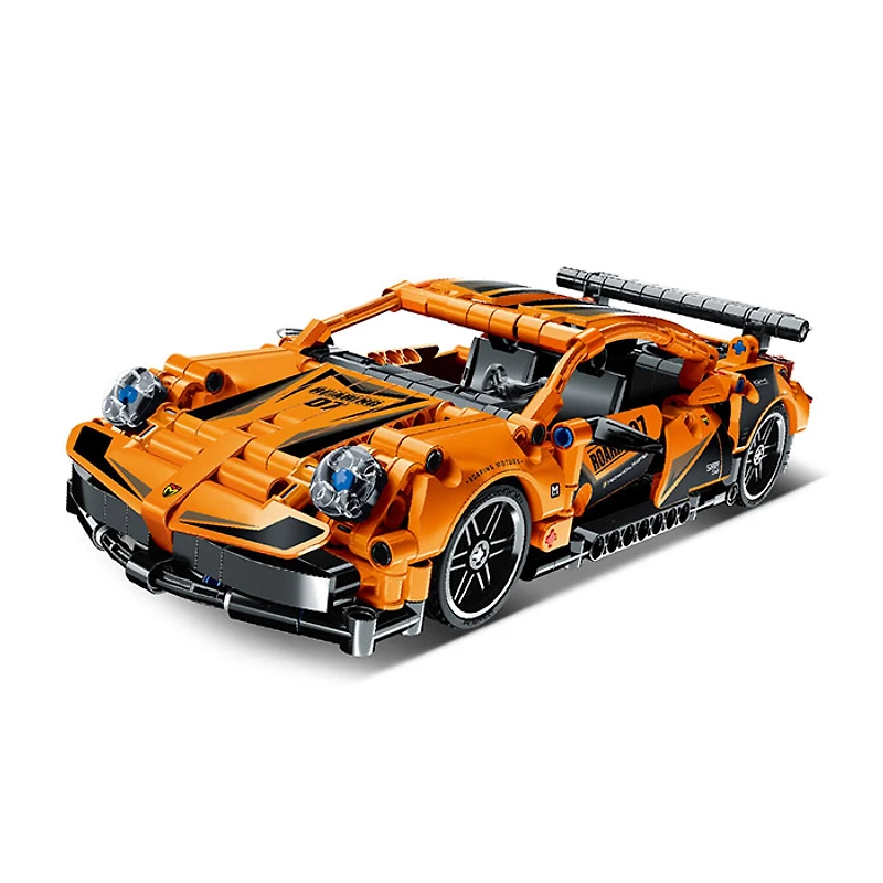 Pull Back Block Kit Super Car 490 Pieces
