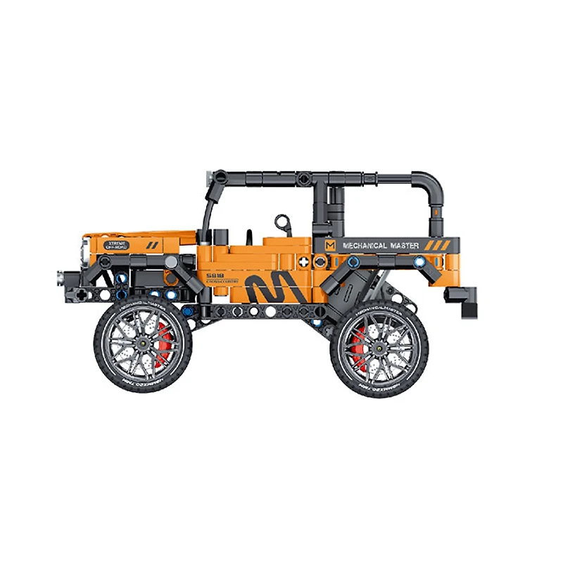 Pull Back Block Kit Off Roader 2 with Shock Absorber – 434 Pieces