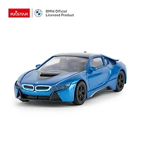 Die-Cast BMW i8 Blue 1.43